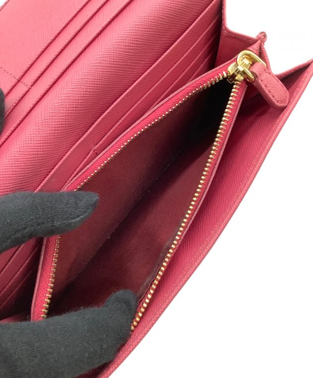 中古・古着通販】PRADA (プラダ) 長財布 リボン ピンク｜ブランド