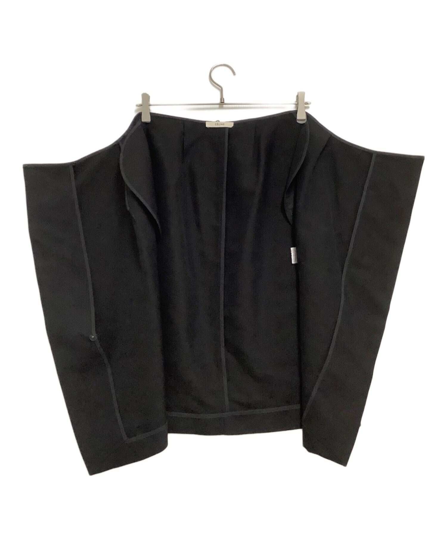 中古・古着通販】CELINE (セリーヌ) ラップスカート ブラック サイズ