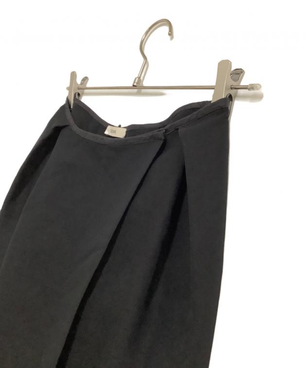 中古・古着通販】CELINE (セリーヌ) ラップスカート ブラック サイズ