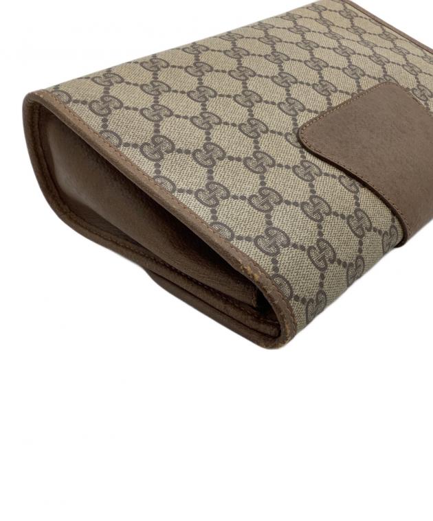 Gucci グッチ　クラッチバッグ ブラウン 中古・古着通販】GUCCI (グッチ) クラッチバッグ OLD GUCCI ブラウン