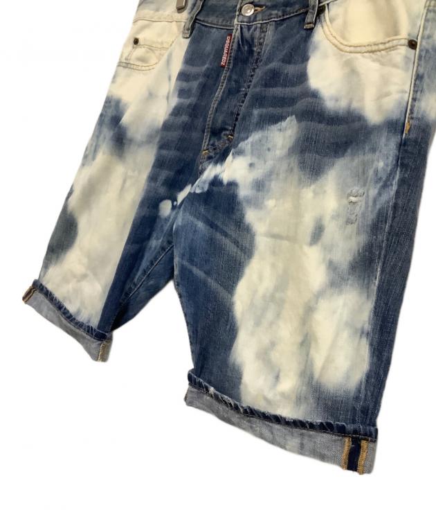 中古・古着通販】DSQUARED2 (ディースクエアード) ハーフデニムパンツ