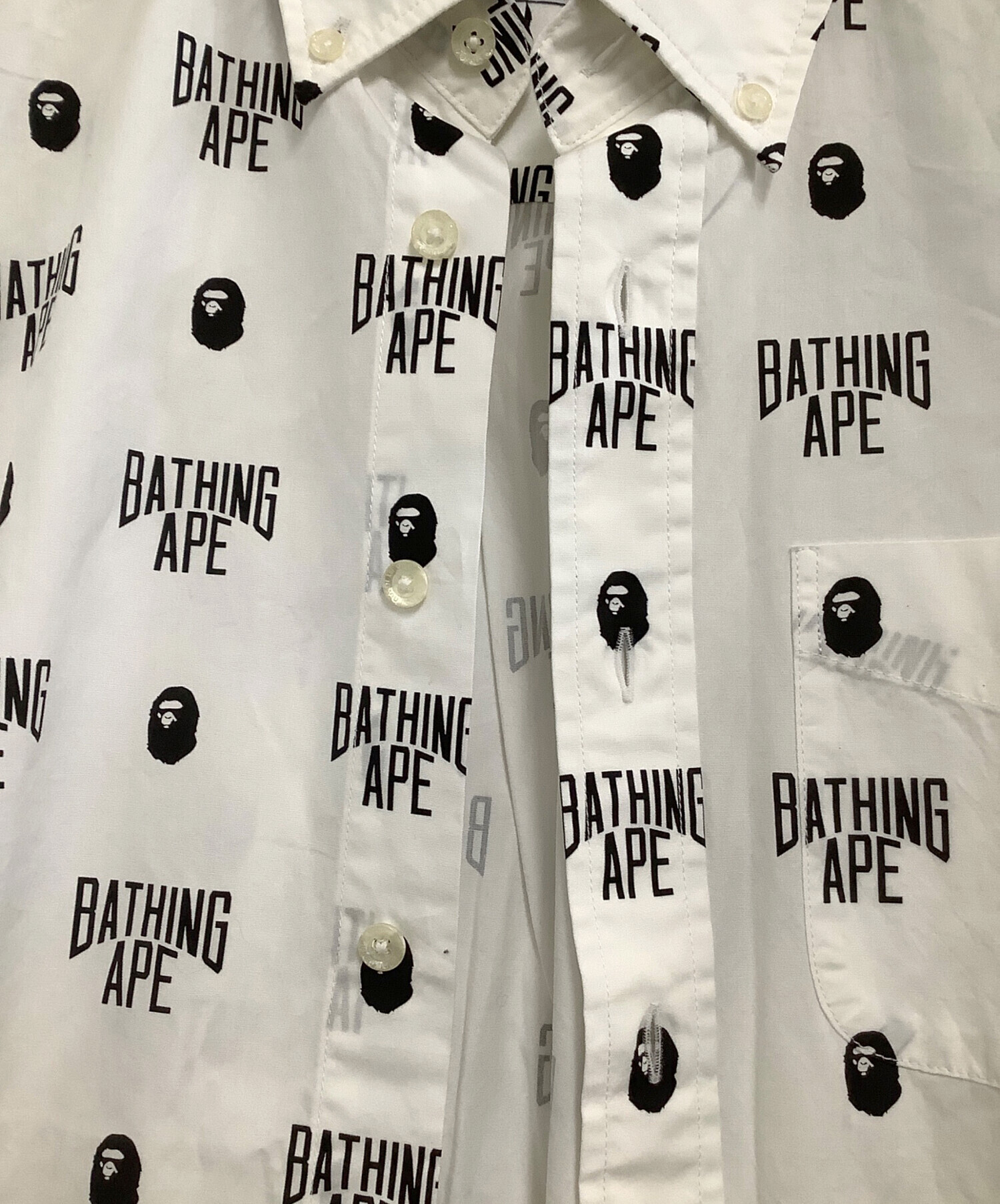 ア　ベイシング　エイプ 中古・古着通販】A BATHING APE (アベイシングエイプ) 長袖シャツ