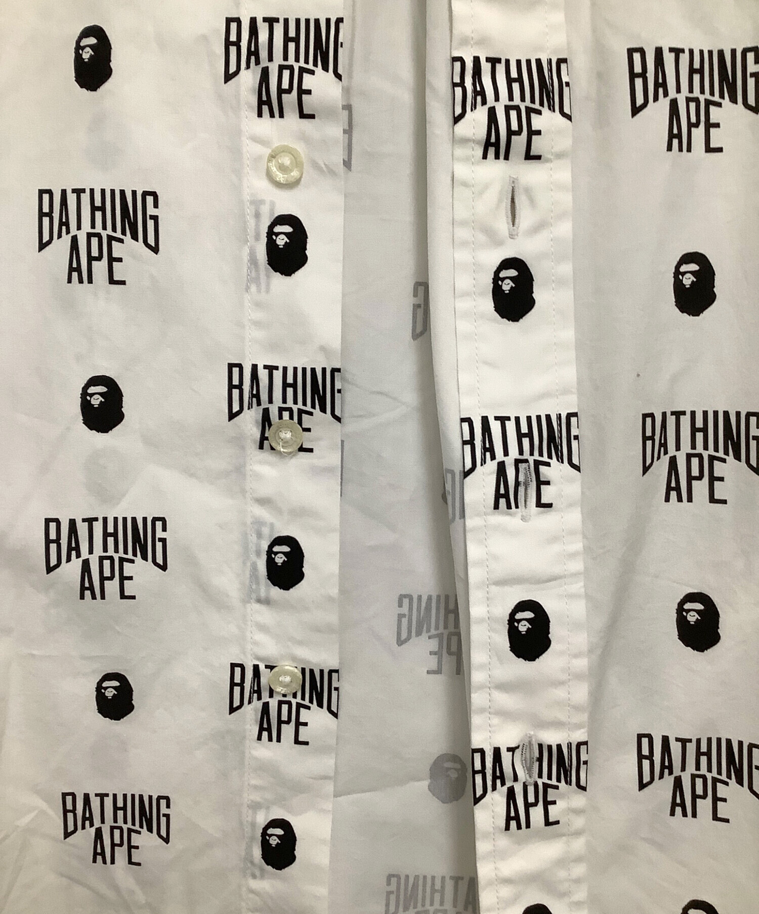 中古・古着通販】A BATHING APE (アベイシングエイプ) 長袖シャツ