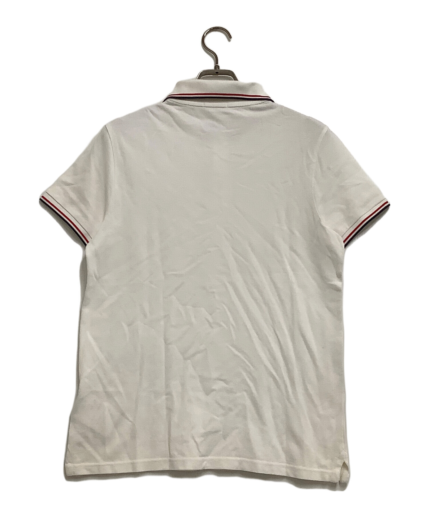 中古・古着通販】MONCLER (モンクレール) 半袖ポロシャツ ホワイト