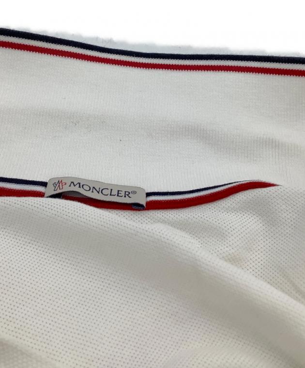 中古・古着通販】MONCLER (モンクレール) 半袖ポロシャツ ホワイト