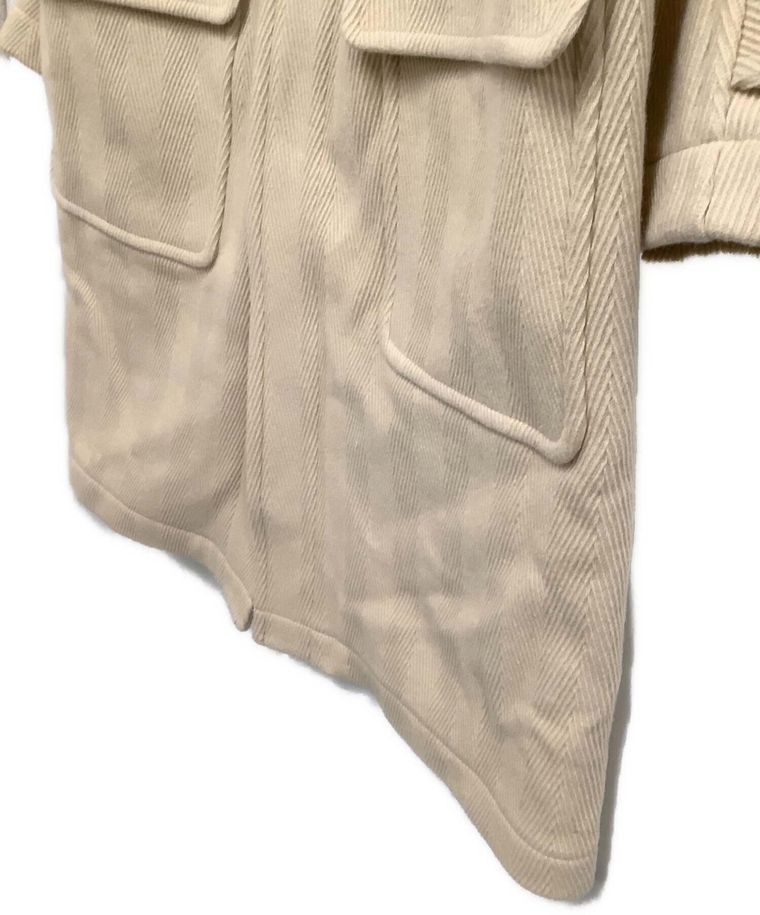 中古・古着通販】freada (フリーダ) ダッフルコート アイボリー サイズ