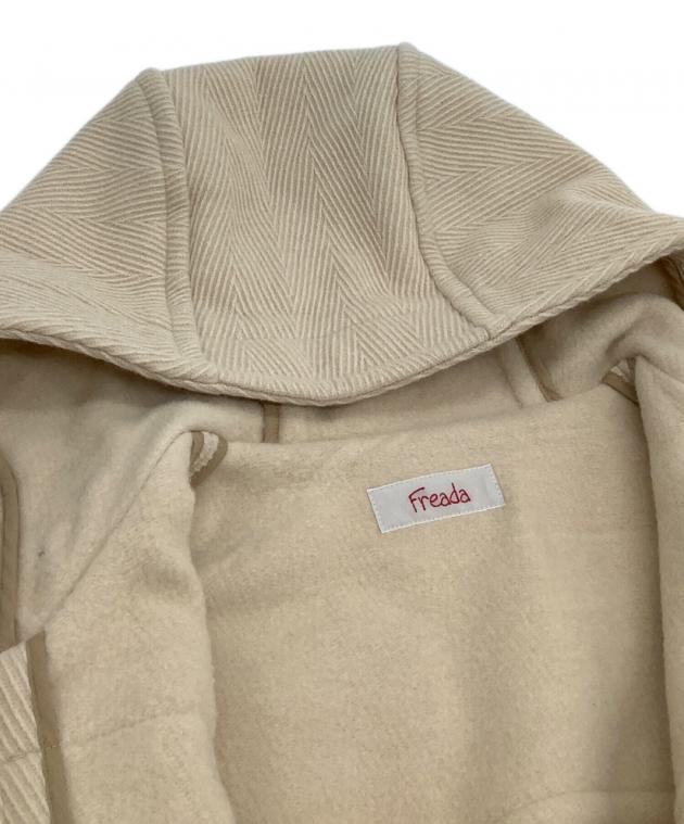 中古・古着通販】freada (フリーダ) ダッフルコート アイボリー サイズ