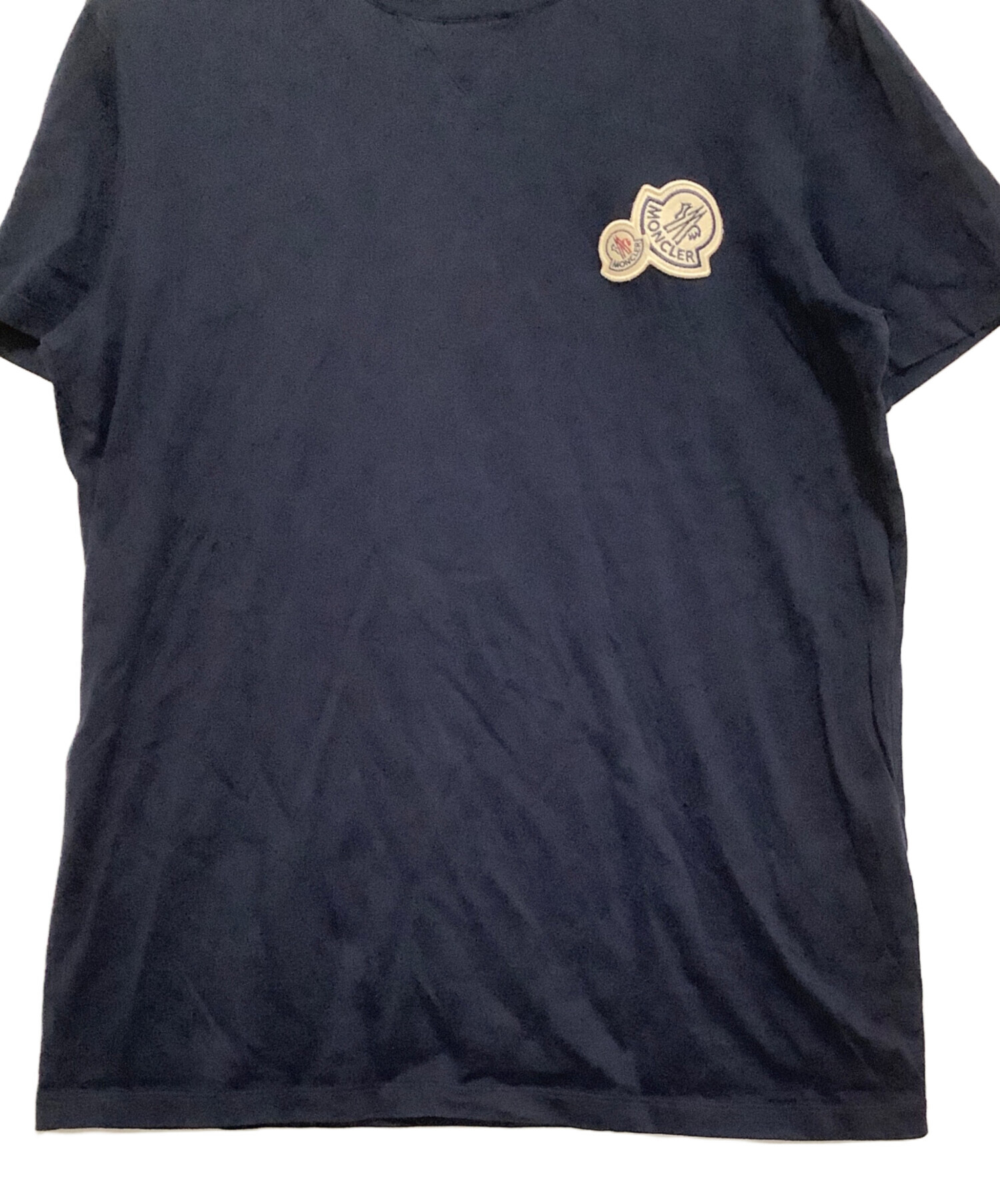 中古・古着通販】MONCLER (モンクレール) 半袖Tシャツ ネイビー サイズ