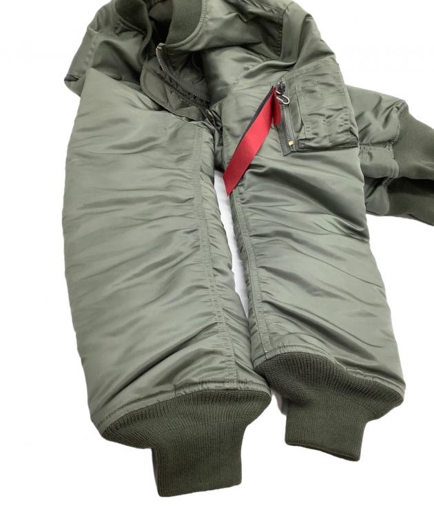 【激レア】USA製 80s 旧タグ アルファインダストリーズ MA-1 カーキ 中古・古着通販】ALPHA INDUSTRIES (アルファインダストリーズ) MA-1