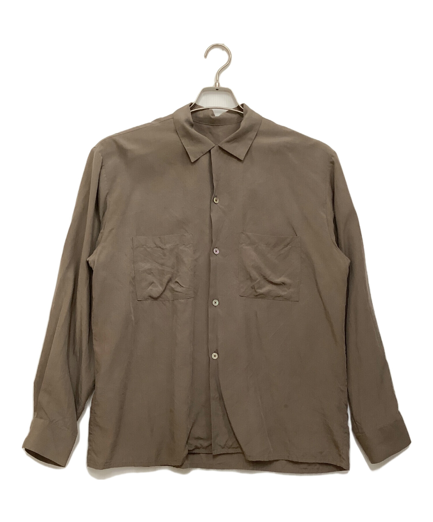 中古・古着通販】URU (ウル) 長袖シャツ グレー サイズ:2｜ブランド