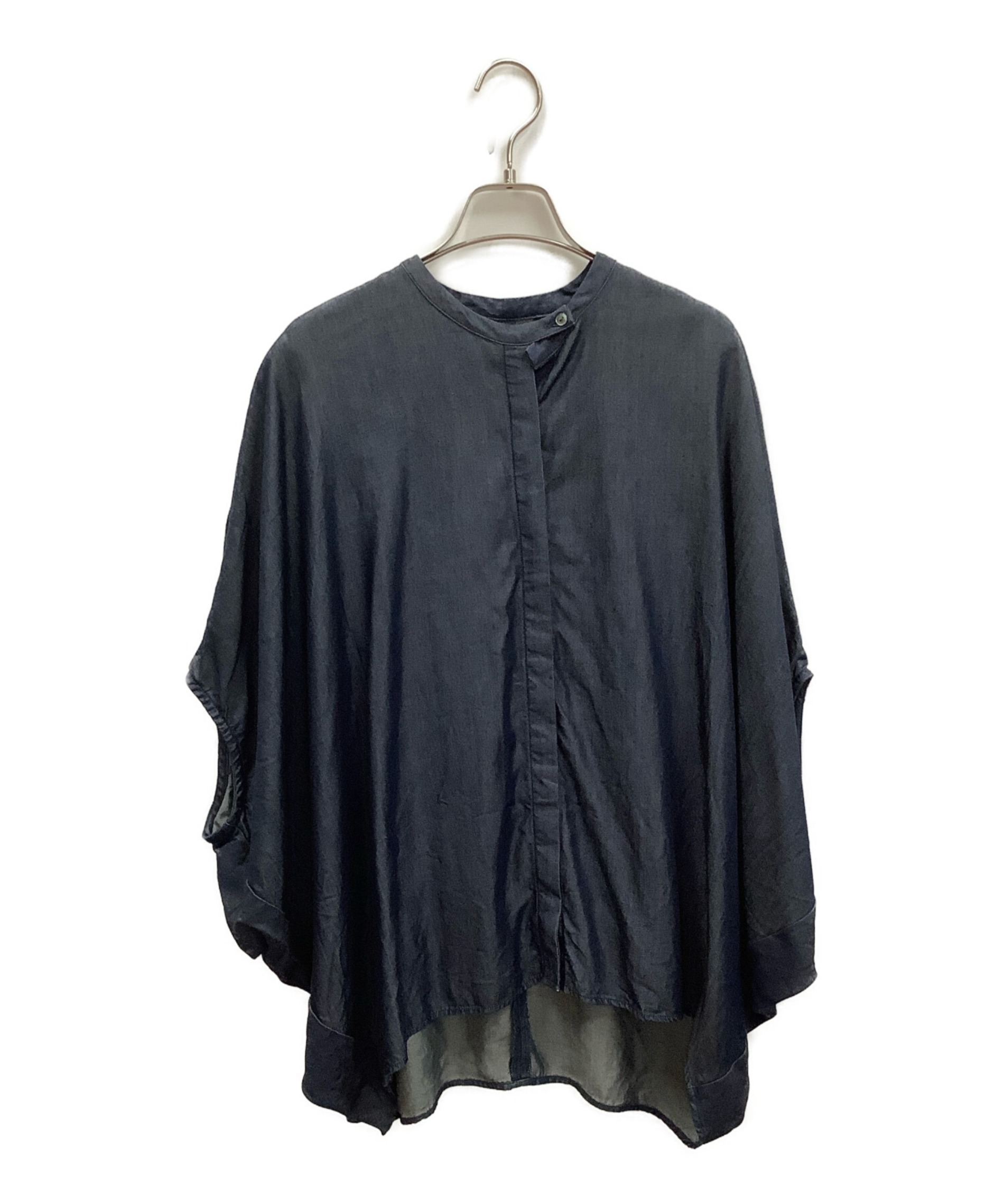 中古・古着通販】mizuiro-ind (ミズイロインド) ワイドデニムブラウス 