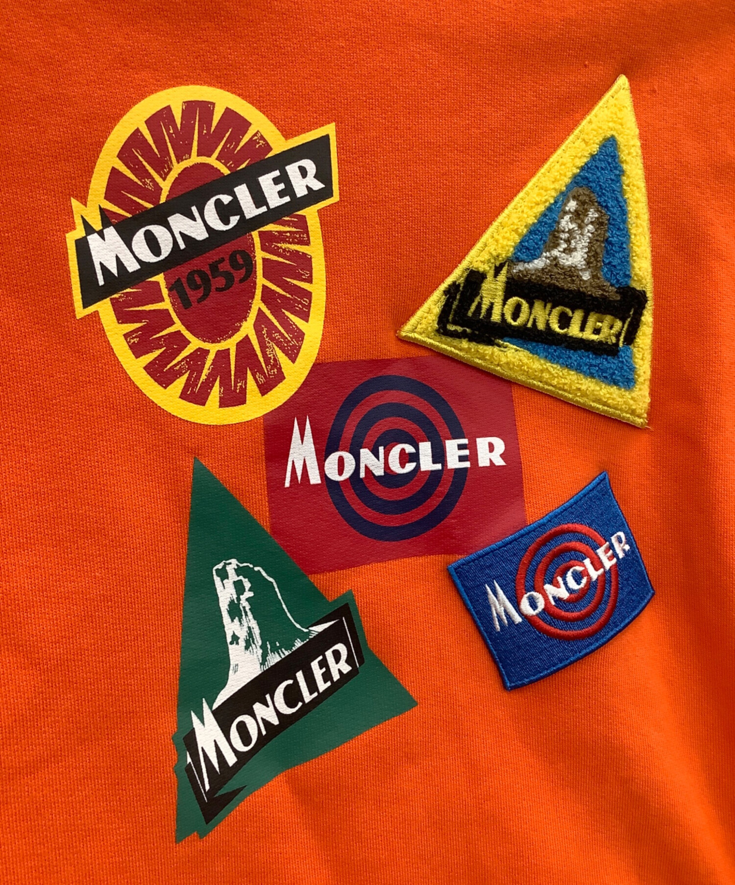 中古・古着通販】MONCLER (モンクレール) スウェット オレンジ サイズ