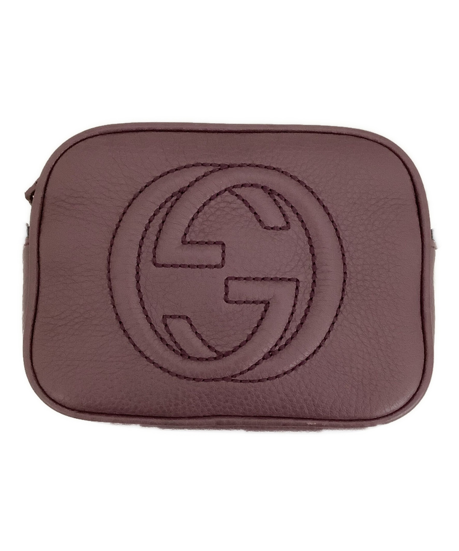 中古・古着通販】GUCCI (グッチ) ショルダーポーチ パープル サイズ 