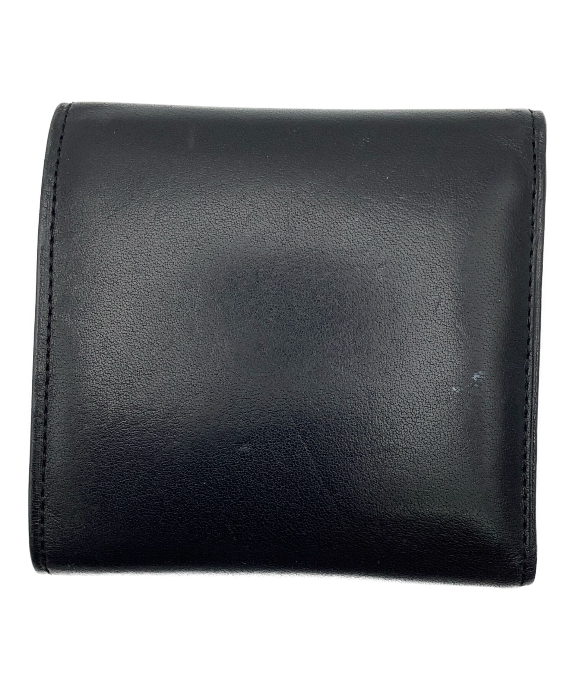 土屋鞄 ブラックヌメ スモールウォレット 土屋鞄のミニ・コンパクト