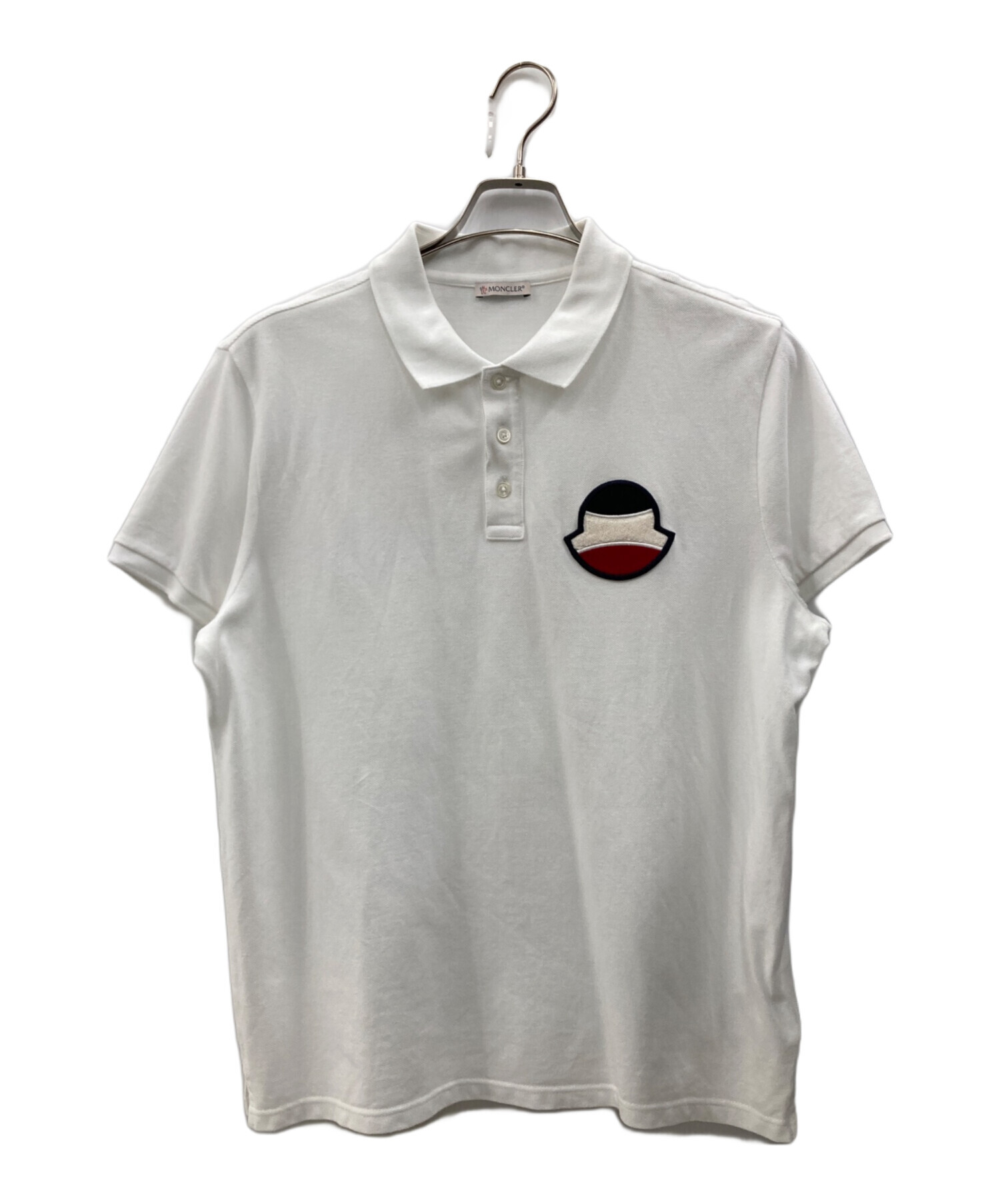 k*k様 MONCLER ホワイト ポロシャツ S 新品未使用品 中古・古着通販】MONCLER (モンクレール) ポロシャツ ホワイト サイズ