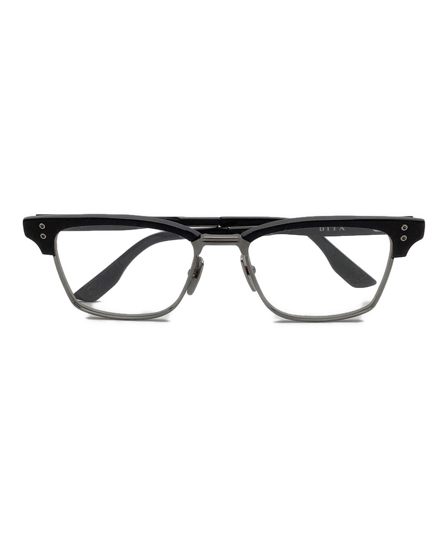 中古・古着通販】DITA (ディータ) 眼鏡 ブラック×シルバー｜ブランド 