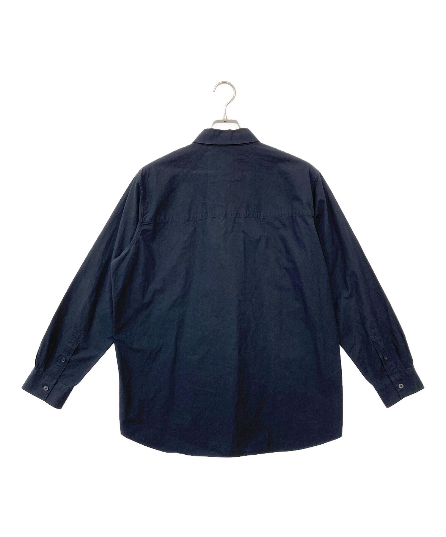 中古・古着通販】ATON (エイトン) 長袖シャツ ネイビー サイズ:4 
