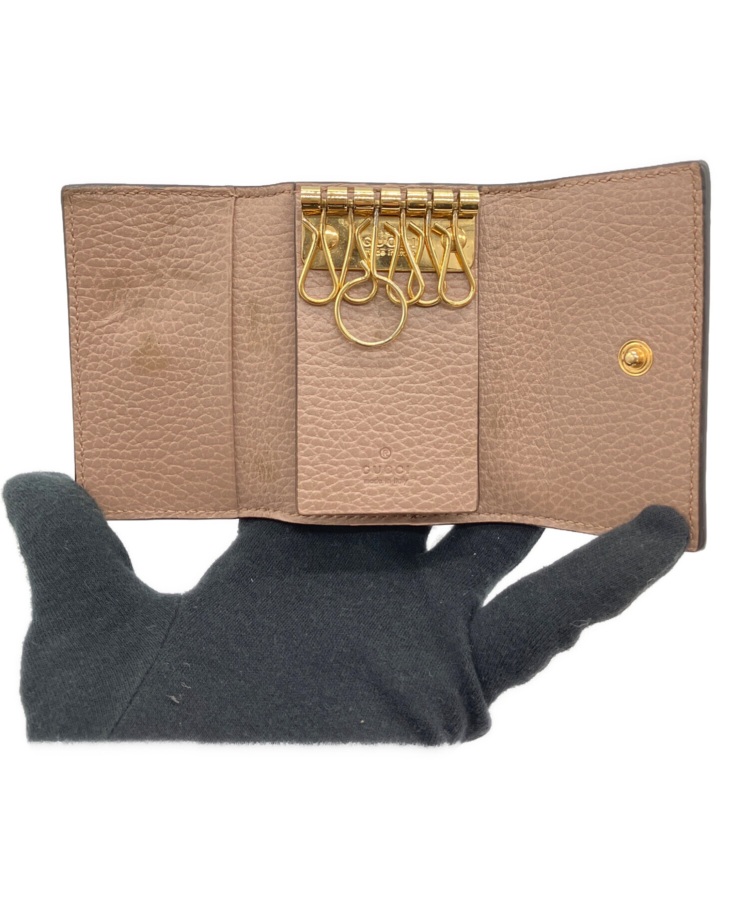 中古・古着通販】GUCCI (グッチ) 6連キーケース GGマーモント ブラウン