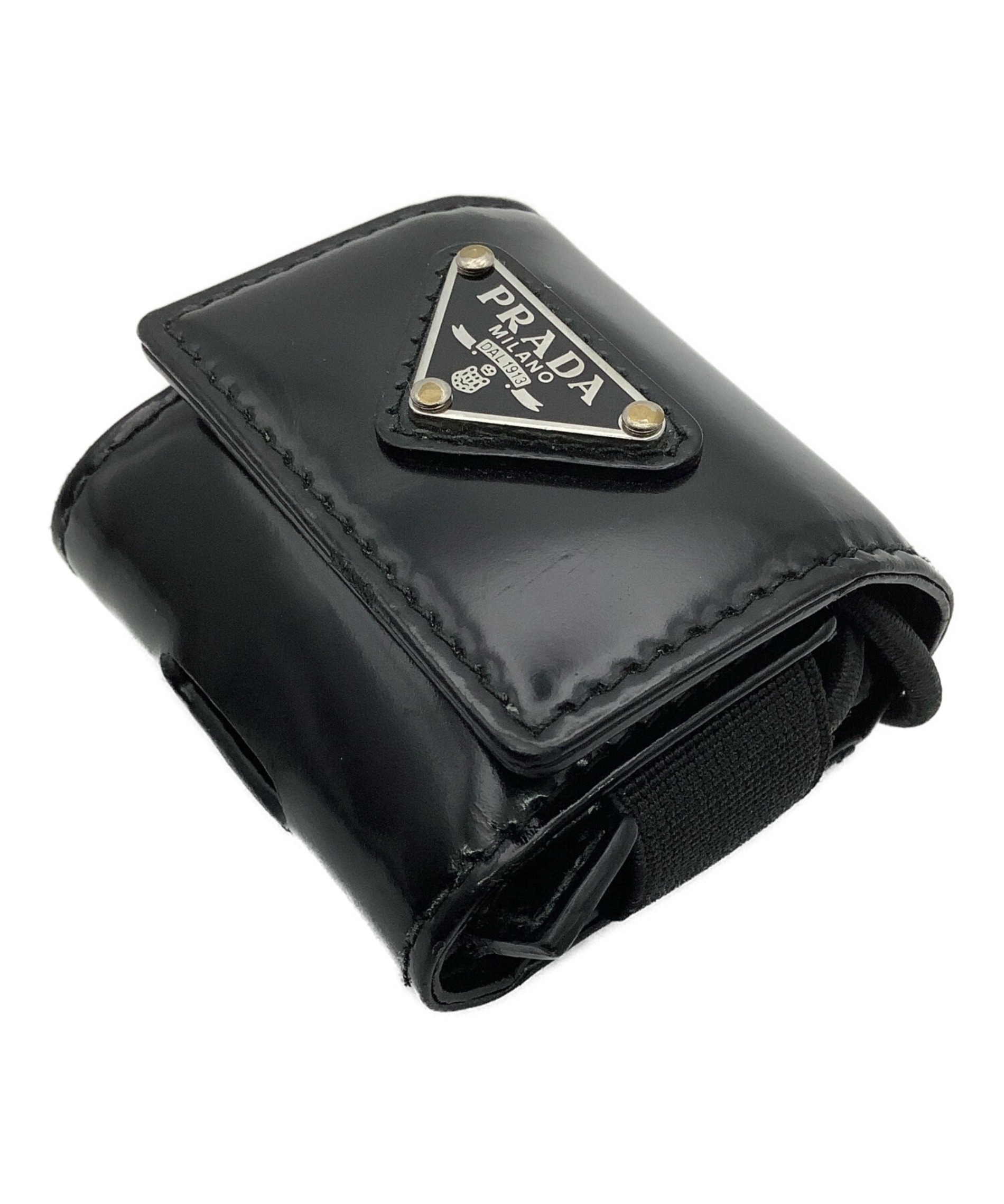 ★PRADA★Air Podsケース★未使用に近い 中古・古着通販】PRADA (プラダ) Air Pods Proケース ブラック サイズ