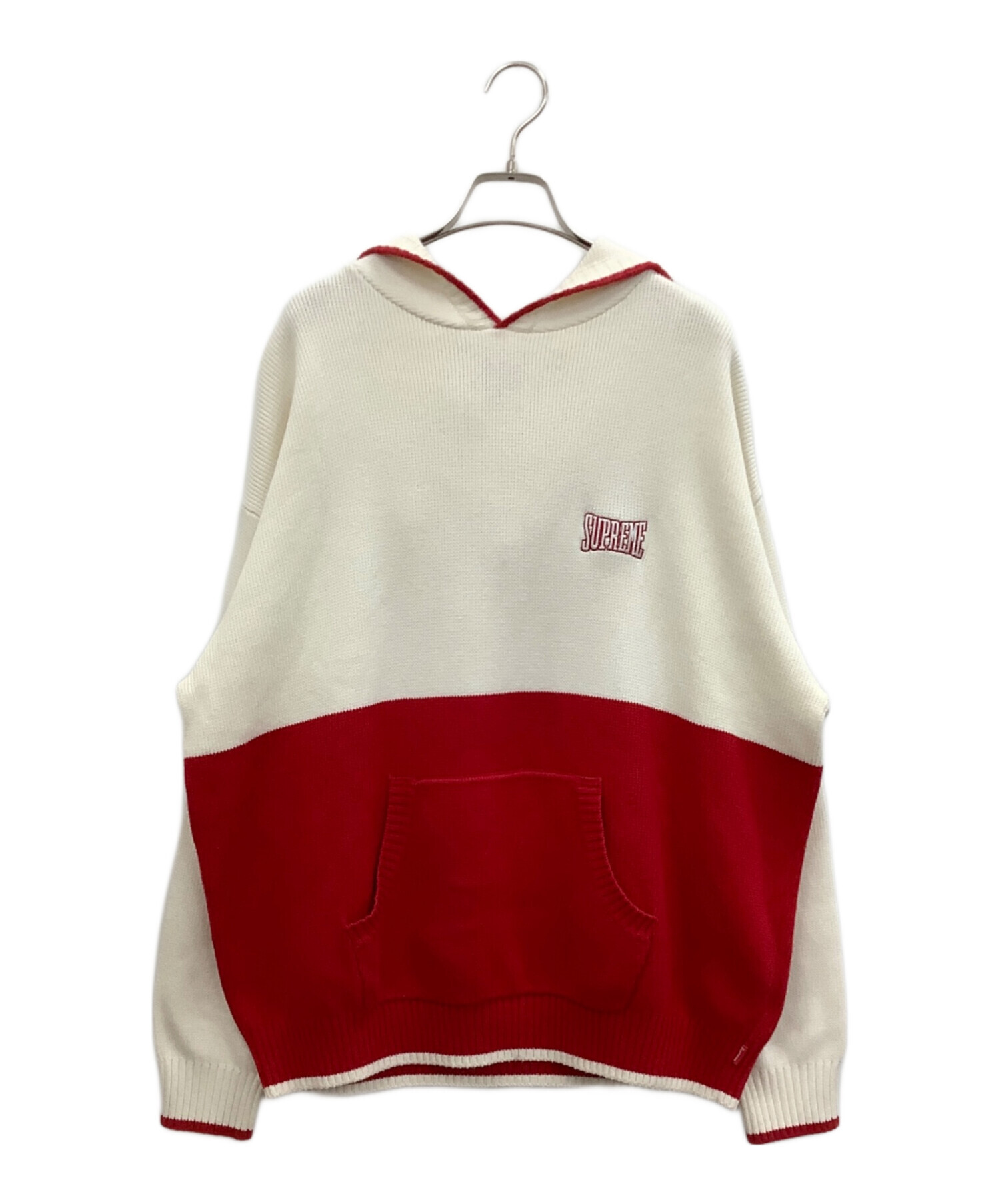 中古・古着通販】SUPREME (シュプリーム) ニットパーカー ホワイト