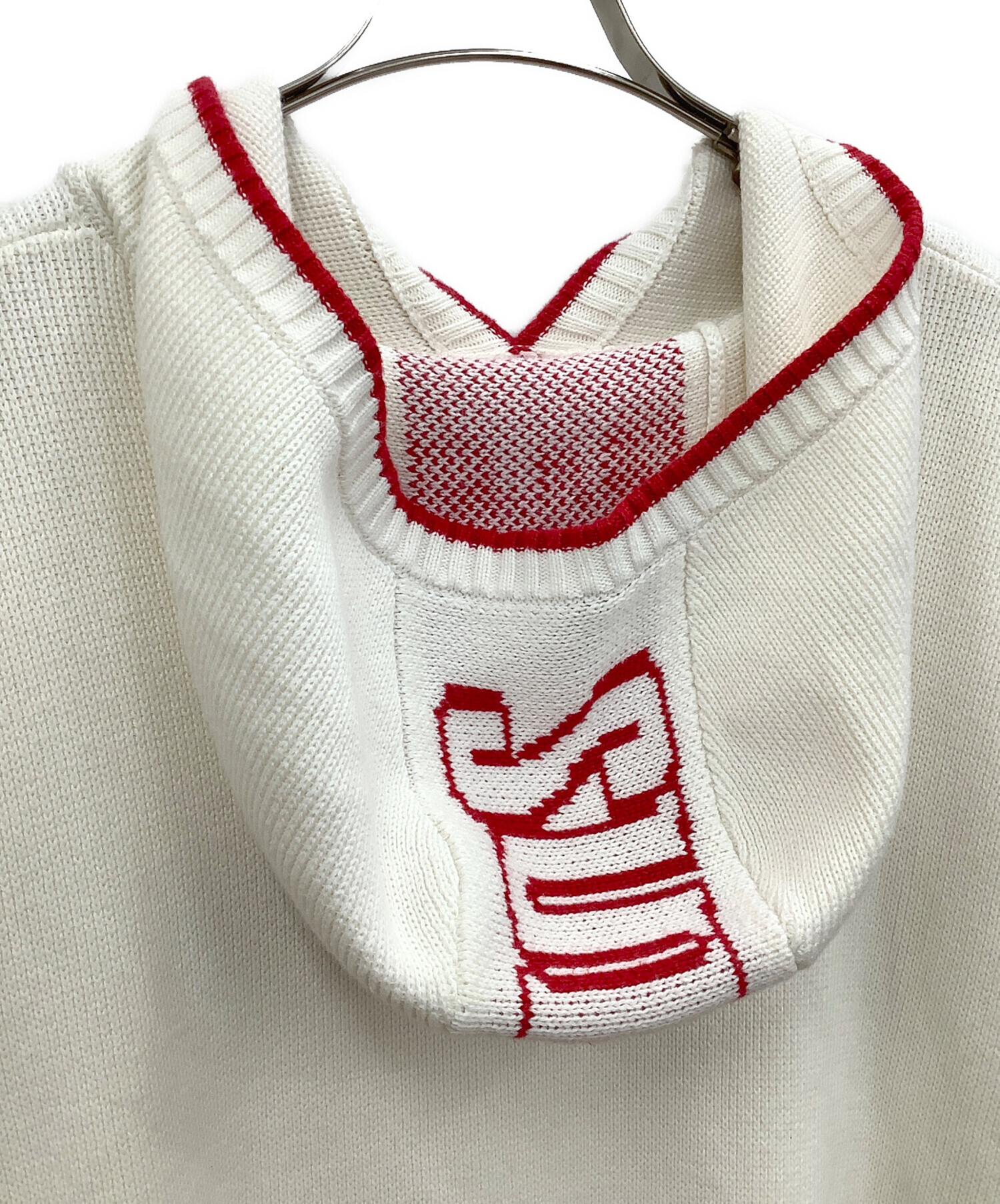 中古・古着通販】SUPREME (シュプリーム) ニットパーカー ホワイト