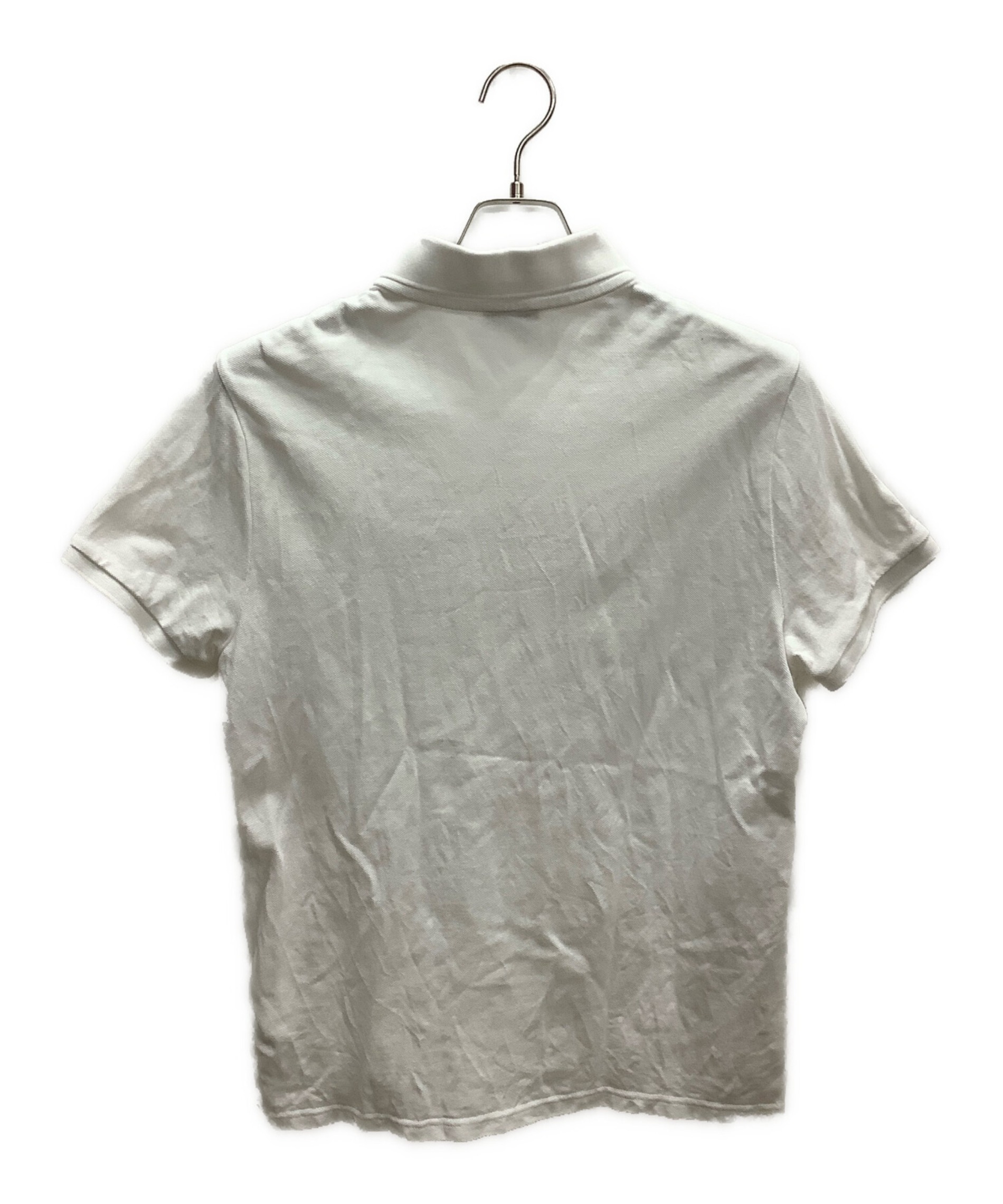 中古・古着通販】MONCLER (モンクレール) ポロシャツ ホワイト サイズ