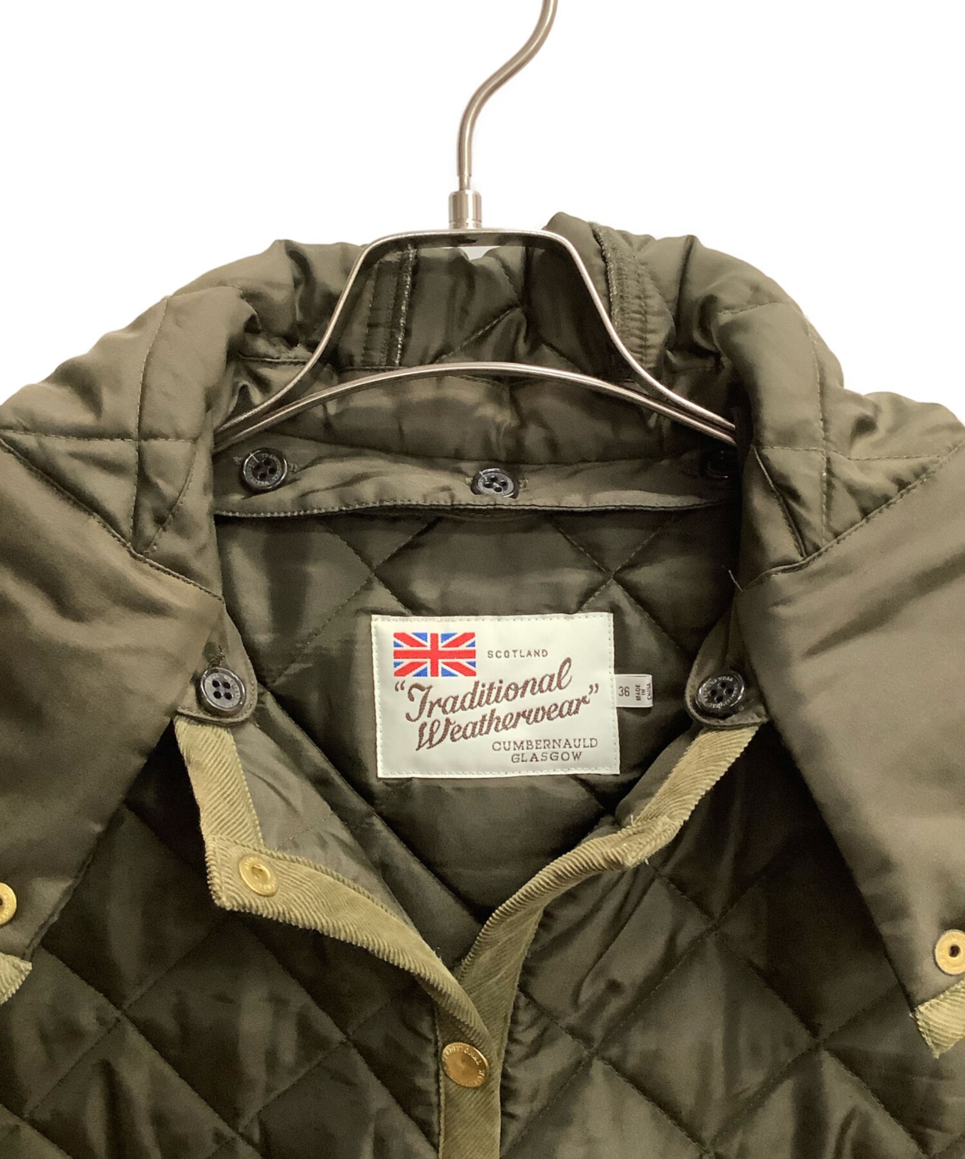 極美品　traditional whether wear キルティングジャケット Traditional Weatherwear（トラディショナル ウェザーウェア