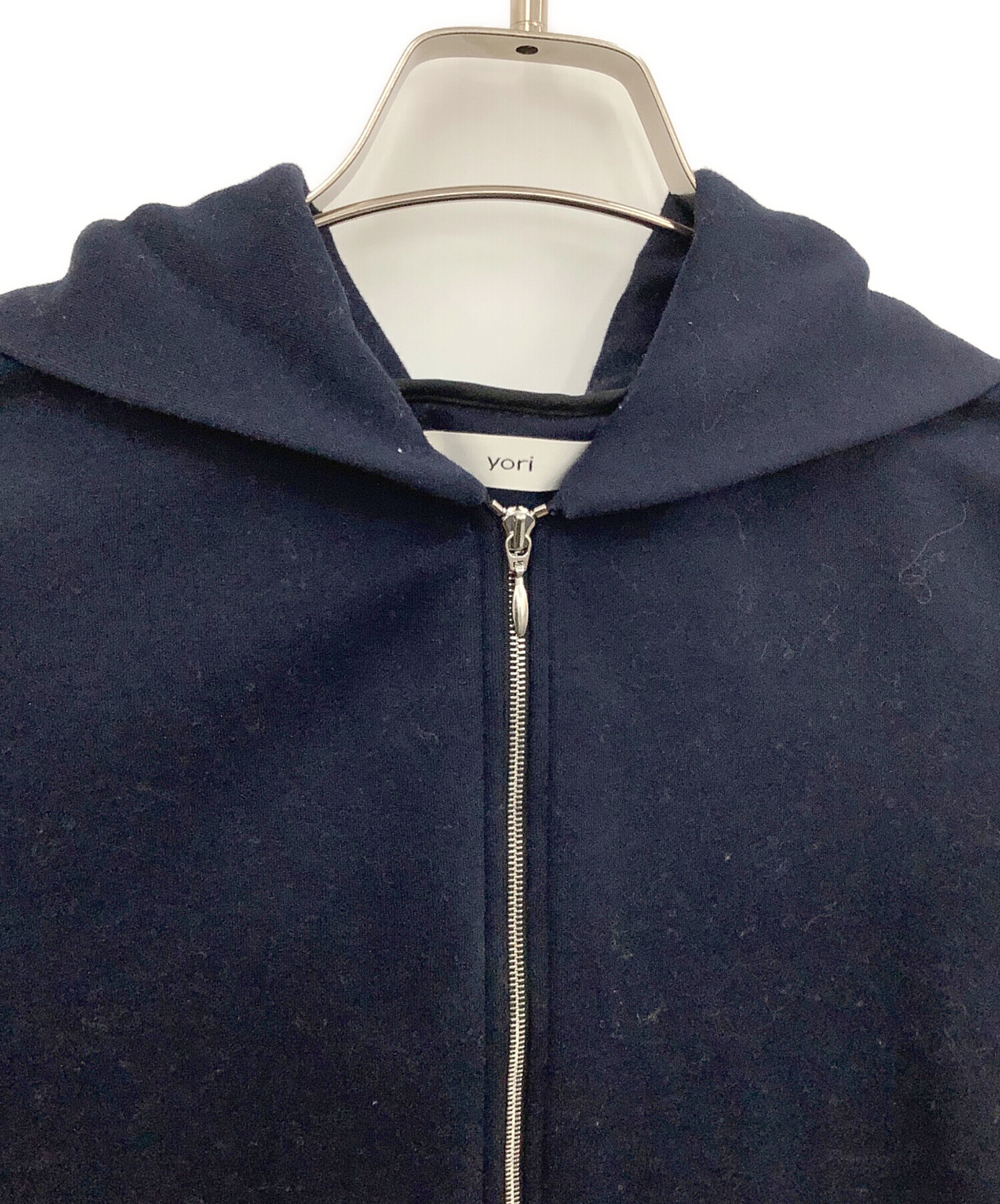 中古・古着通販】YORI (ヨリ) ティアードフリルジップパーカー