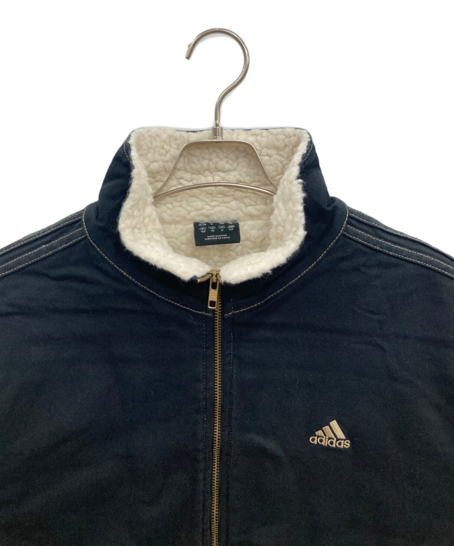 中古・古着通販】adidas (アディダス) 裏ボアジャケット ブラック