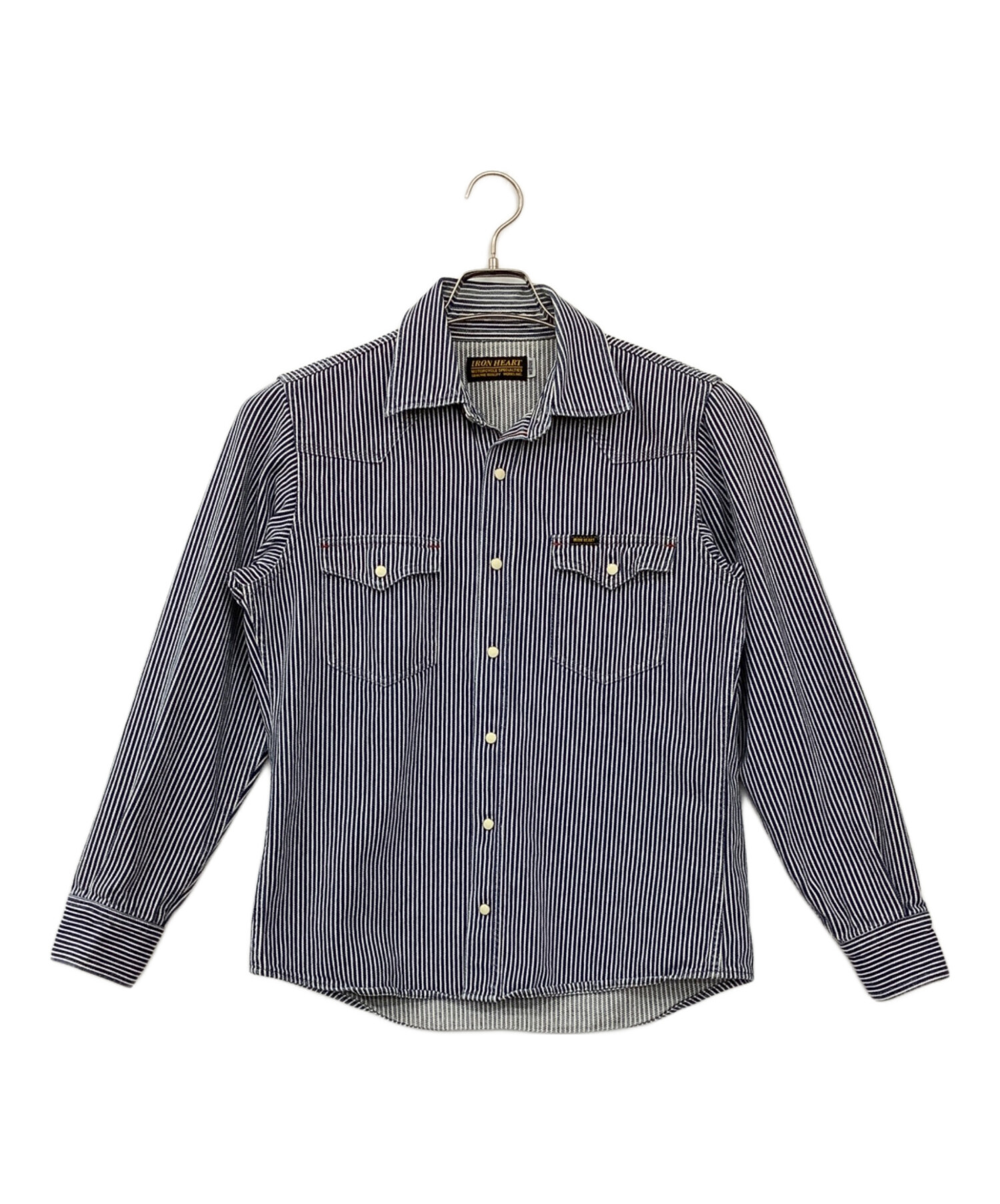 IRON HEART/アイアンハート/L/ヒッコリーウエスタンシャツ/ IRON