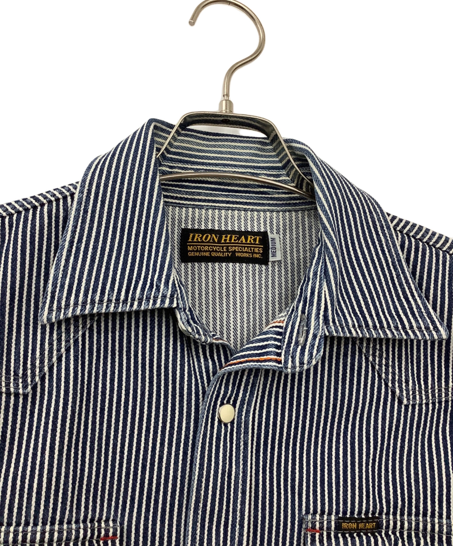 アイアンハート ヒッコリー ウエスタンシャツ メンズ IRON HEART