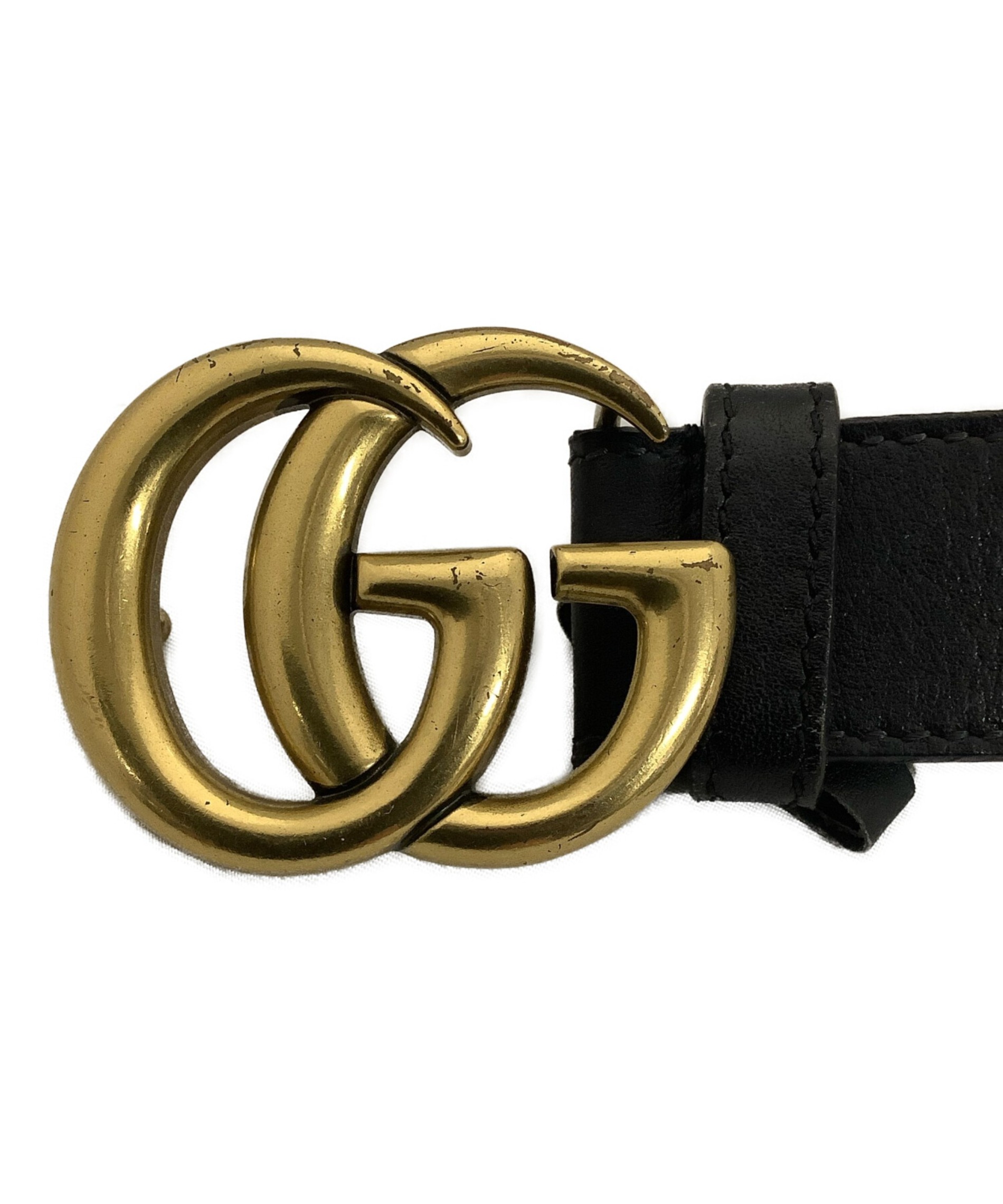 Gucci/グッチ　GGスプリーム・マーモントベルト 中古・古着通販】GUCCI (グッチ) GGマーモントベルト ベージュ サイズ
