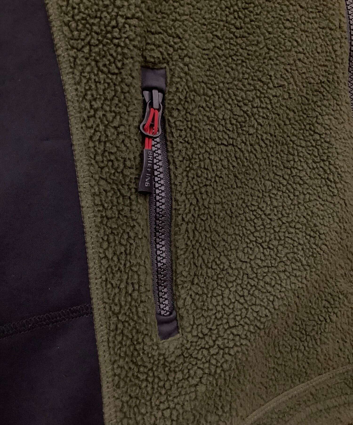 中古・古着通販】BRIEFING (ブリーフィング) フリースベスト グリーン