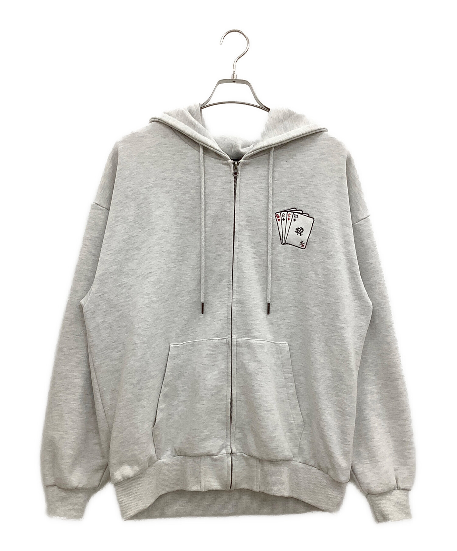 中古・古着通販】A'gem (エージェム) ジップパーカー グレー サイズ