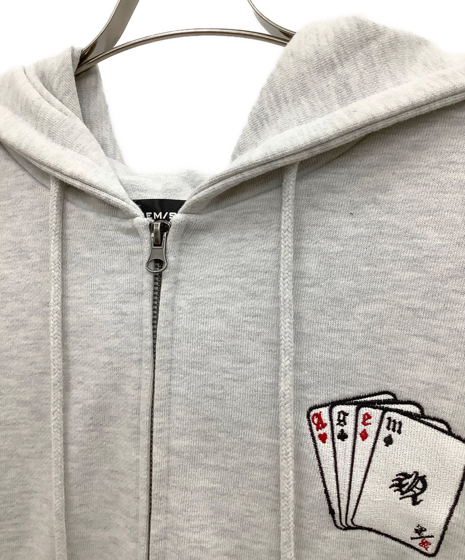 中古・古着通販】A'gem (エージェム) ジップパーカー グレー サイズ