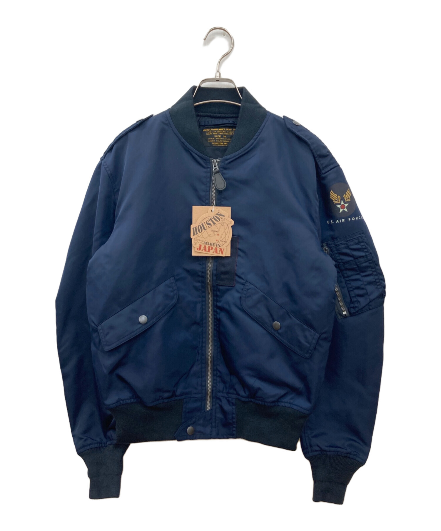中古・古着通販】HOUSTON (ヒューストン) L-2Aジャケット ネイビー