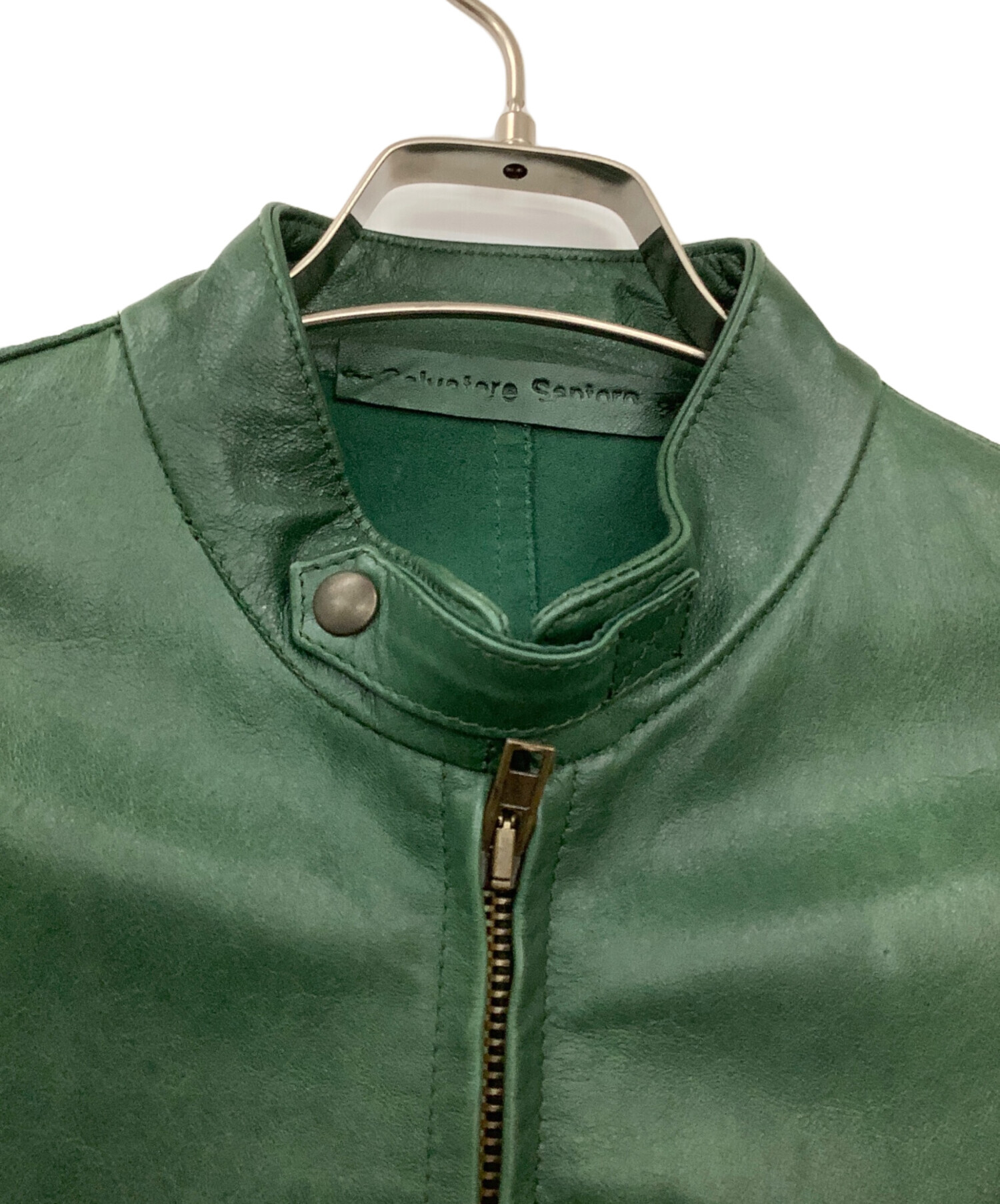 希少　サルバトーレサントロ　SALVATORE SANTORO レザージャケット 中古・古着通販】salvatore santoro (サルヴァトーレサントロ) レザー