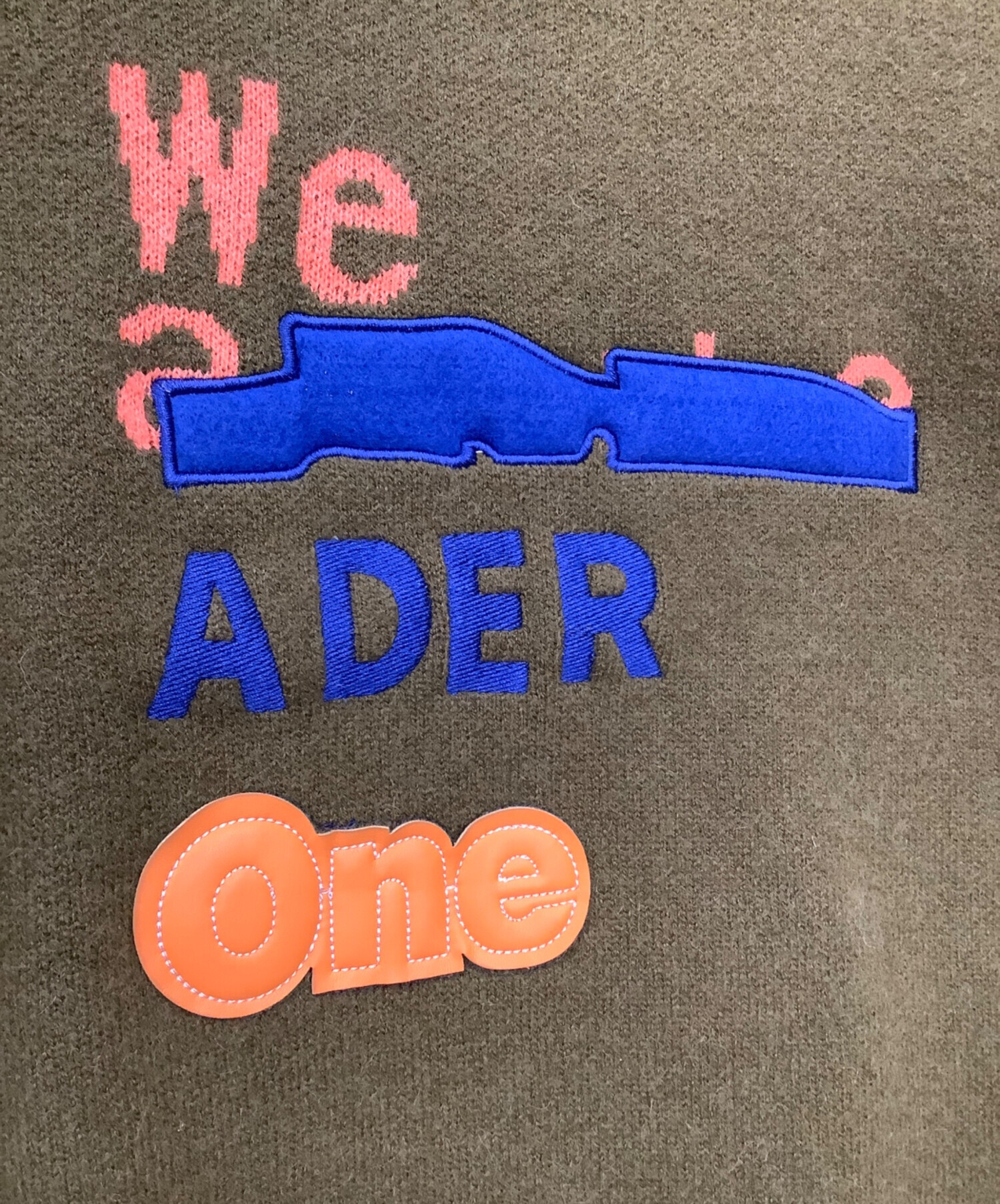 中古・古着通販】ADER error (アーダーエラー) ニット オリーブ サイズ 