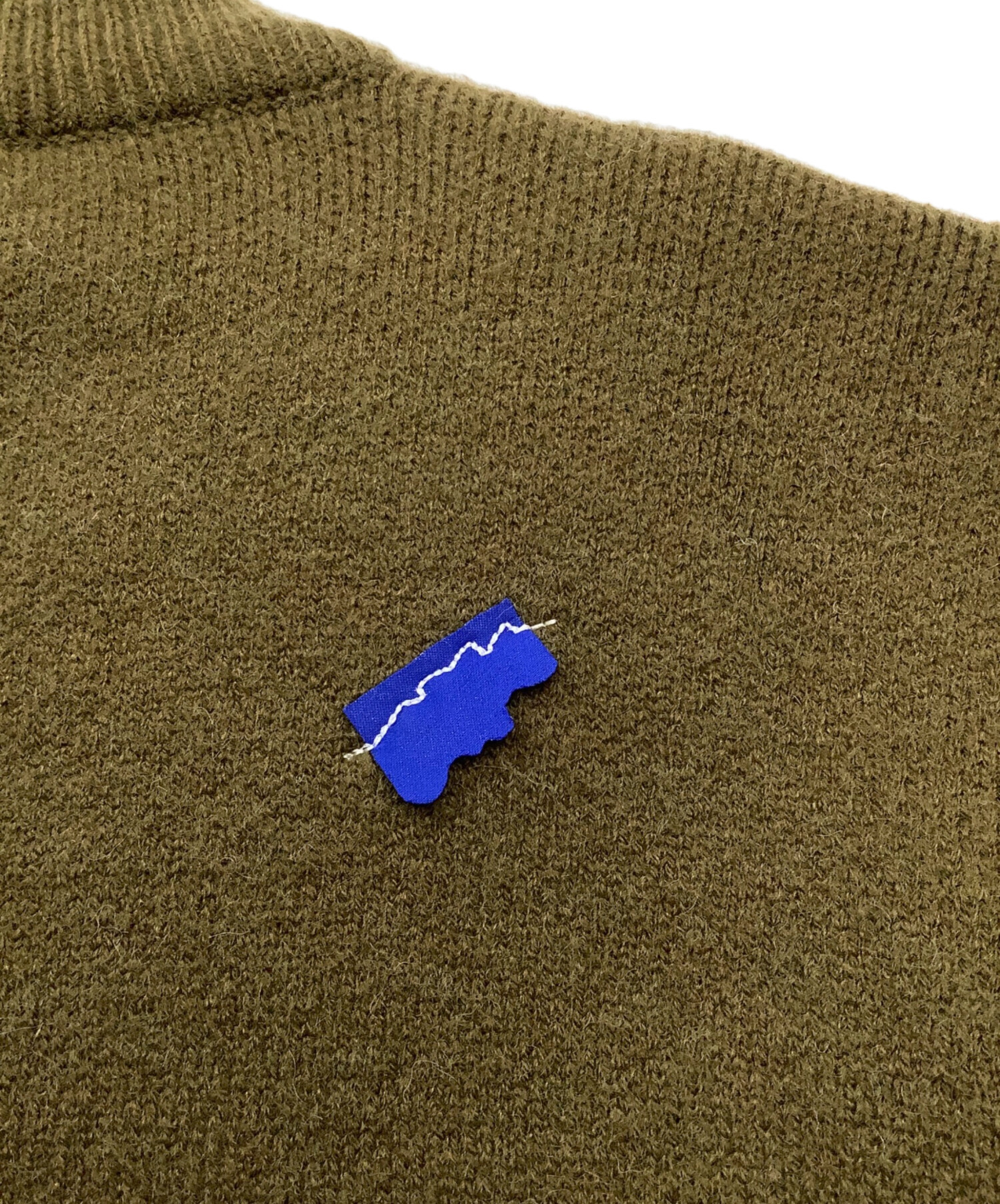 中古・古着通販】ADER error (アーダーエラー) ニット オリーブ サイズ