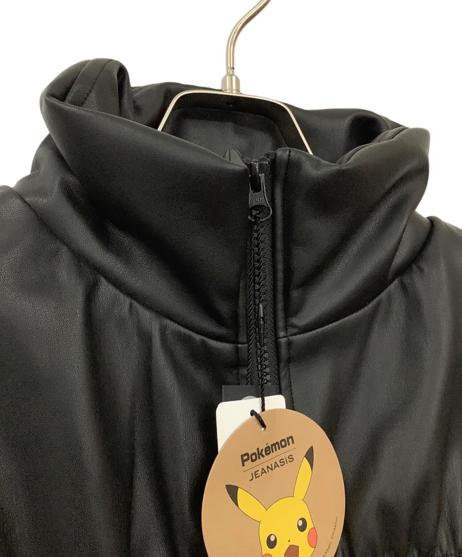【新品】ジーナシス× ポケモン ピカチュウ レザージャケット JEANASIS 楽天市場】(W)ピカチュウ*JSレザーダウ JEANASIS ジーナシス