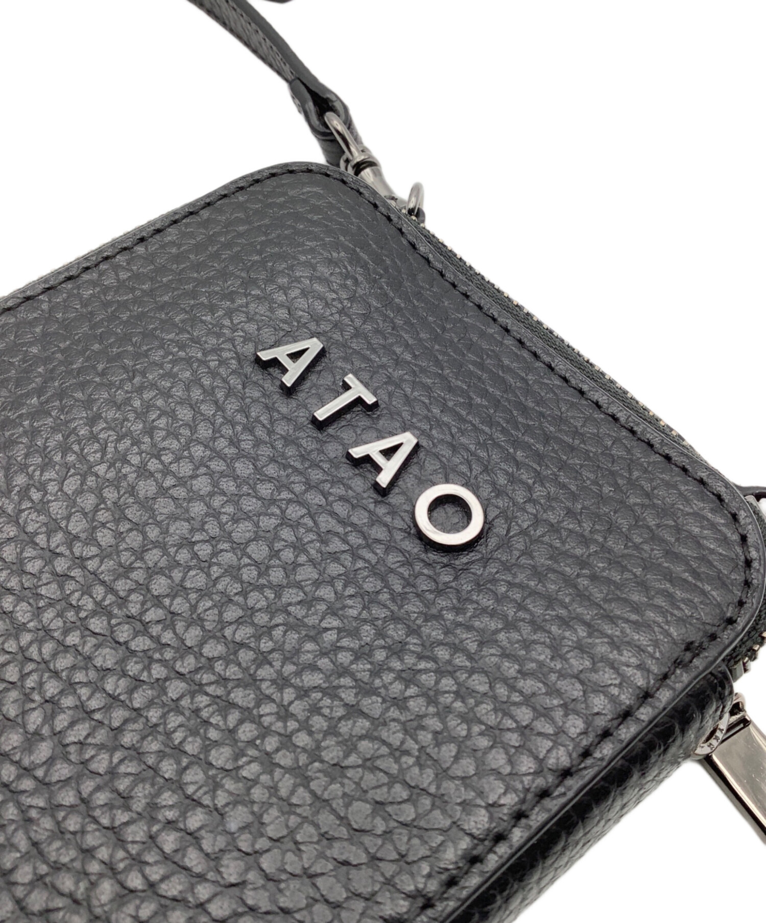 中古・古着通販】ATAO (アタオ) スマホショルダーポーチ ブラック 