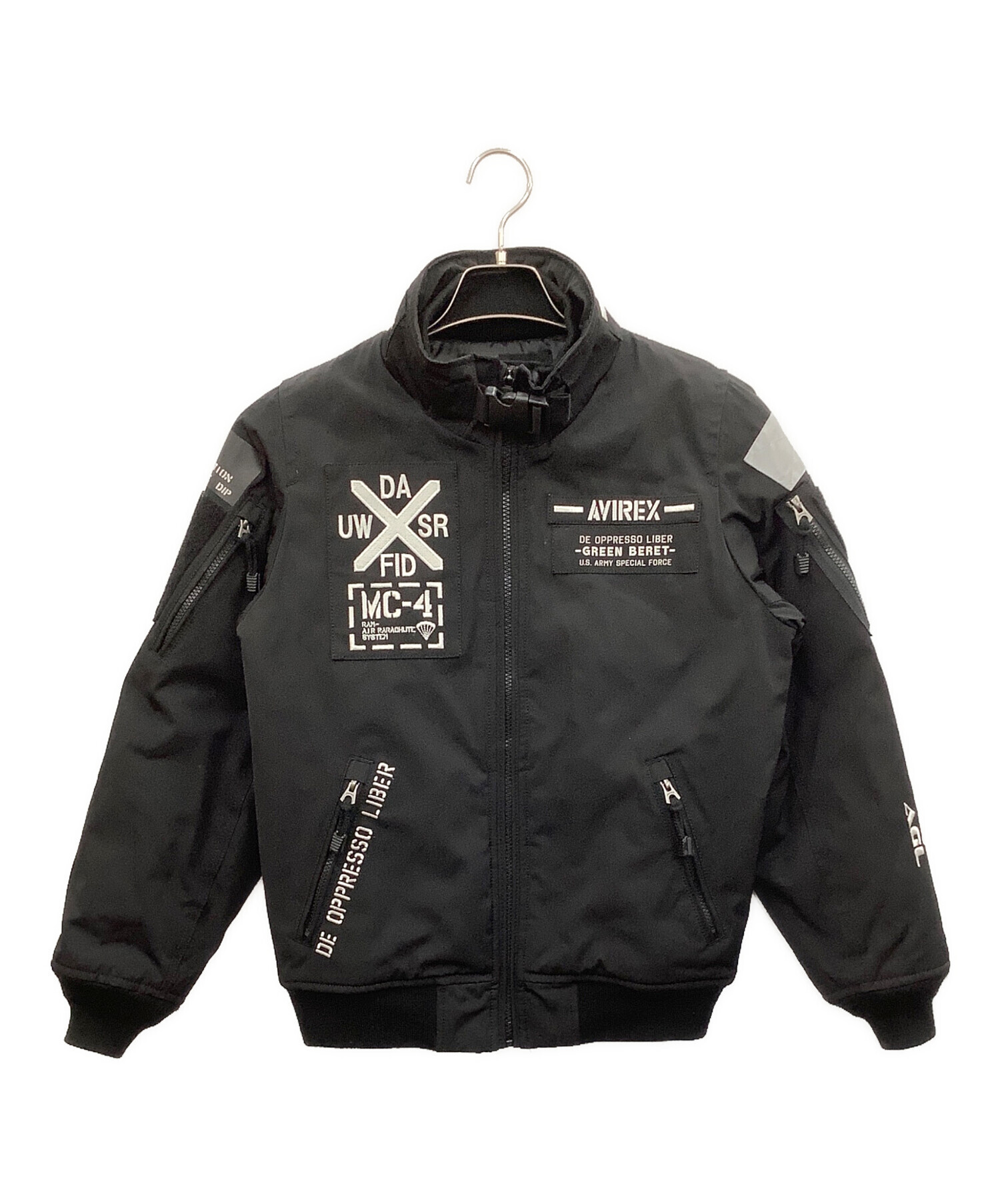 中古・古着通販】AVIREX (アヴィレックス) MA-1ジャケット ブラック