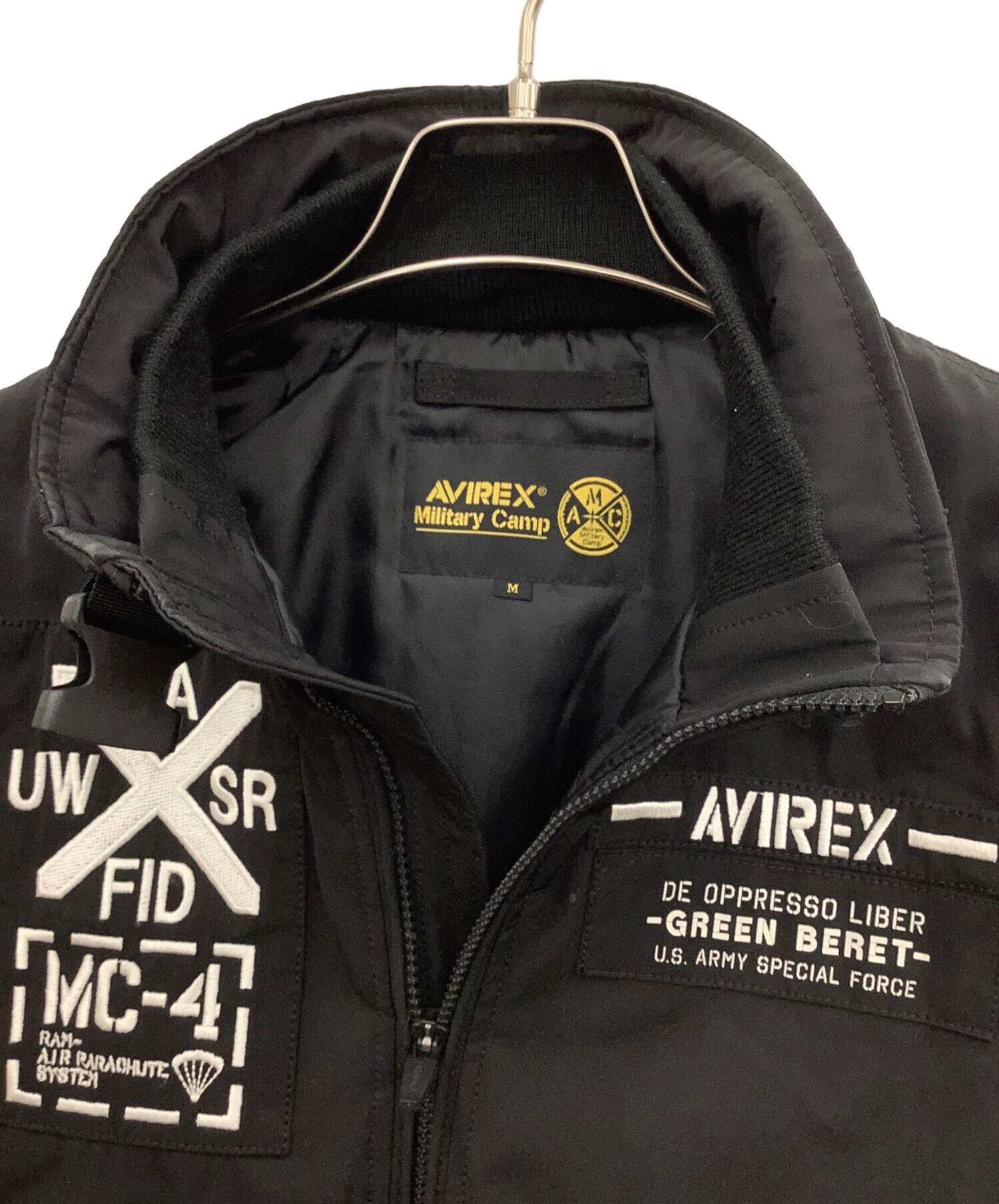 中古・古着通販】AVIREX (アヴィレックス) MA-1ジャケット ブラック