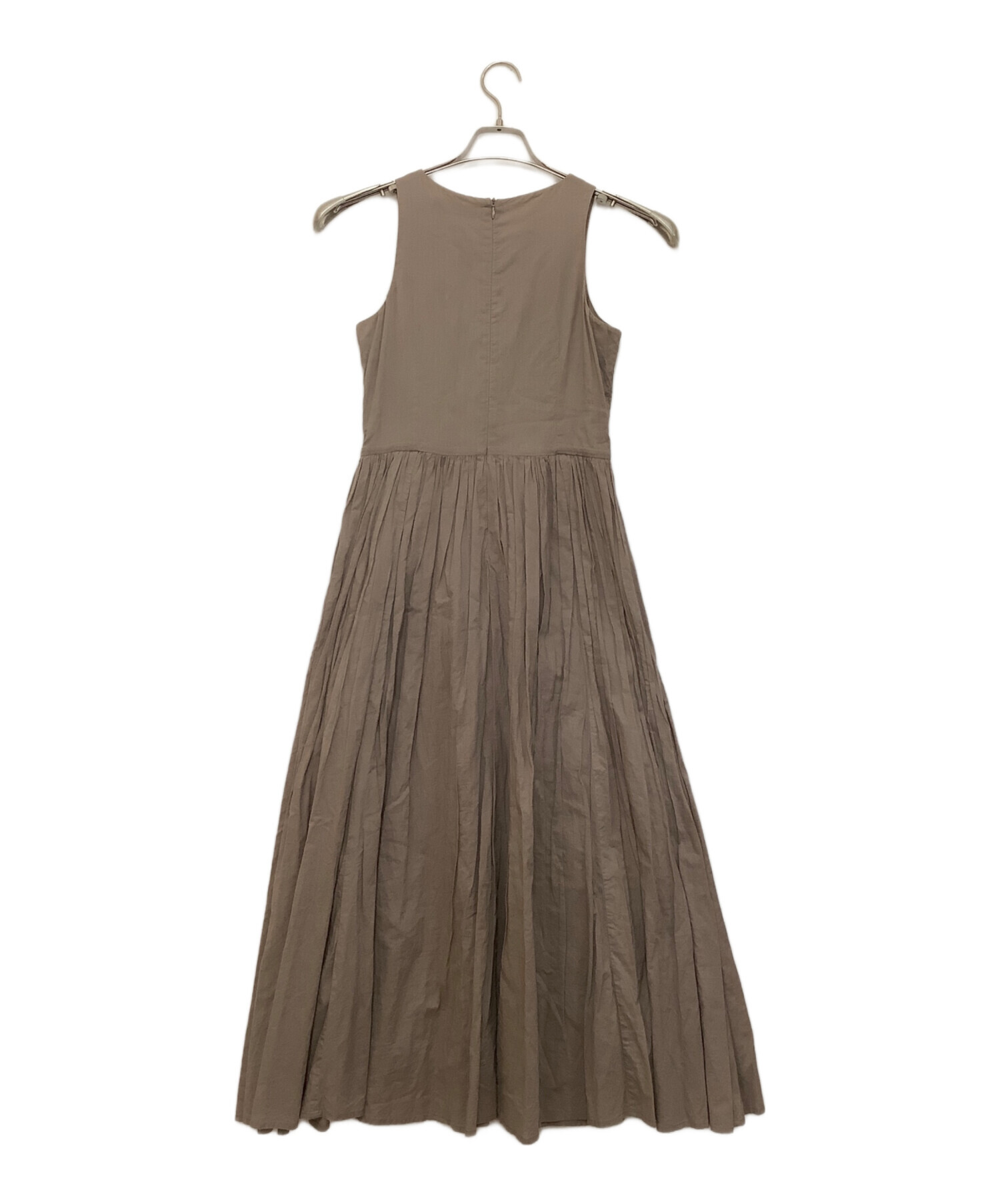 中古・古着通販】MARIHA (マリハ) ノースリーブワンピース ブラウン  