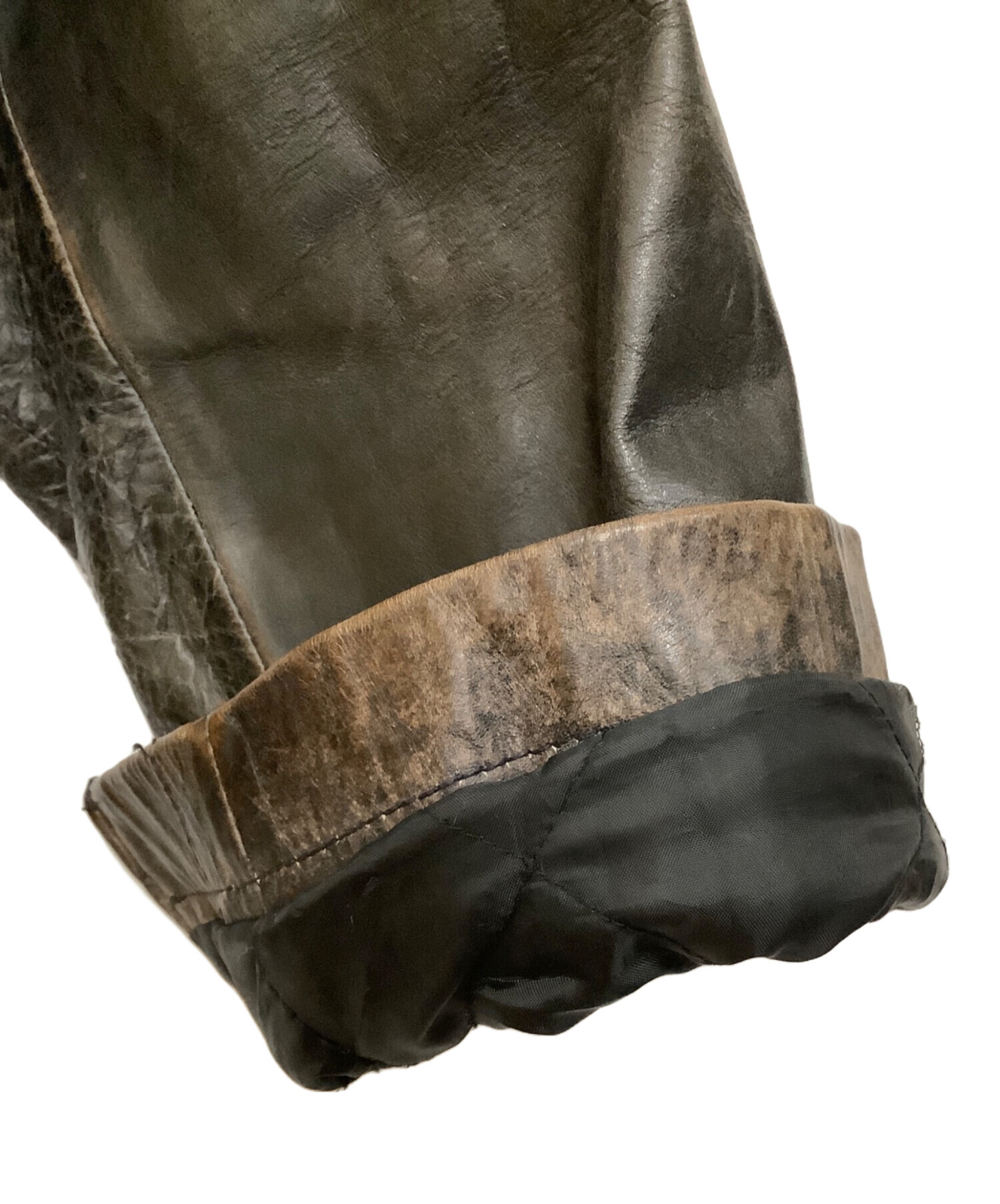 中古・古着通販】GAP (ギャップ) カウレザートラッカージャケット