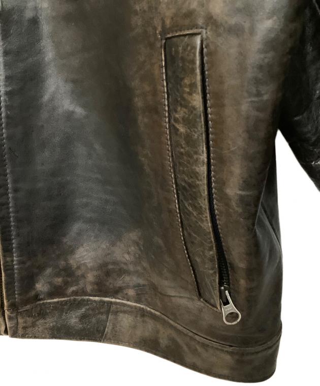 中古・古着通販】GAP (ギャップ) カウレザートラッカージャケット