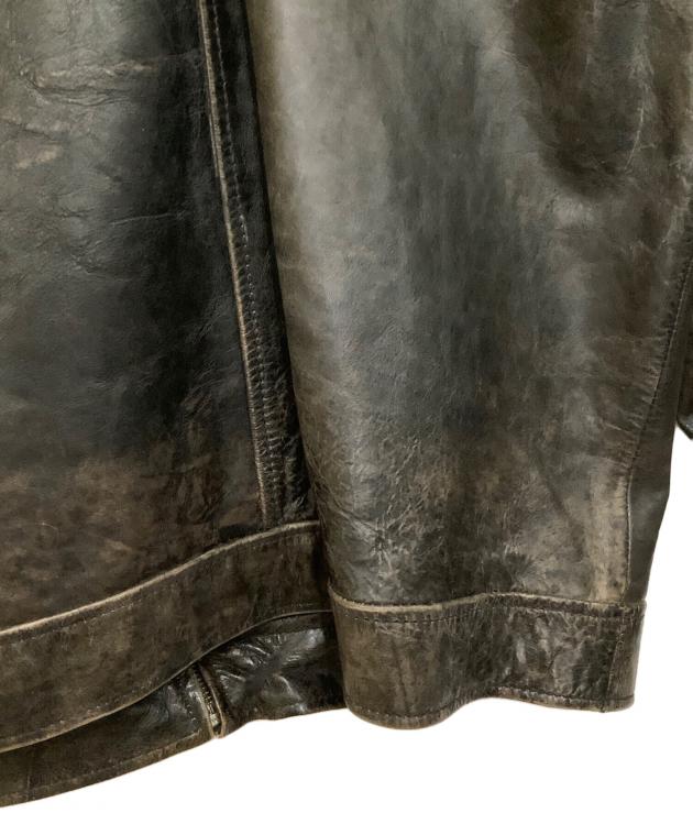 中古・古着通販】GAP (ギャップ) カウレザートラッカージャケット