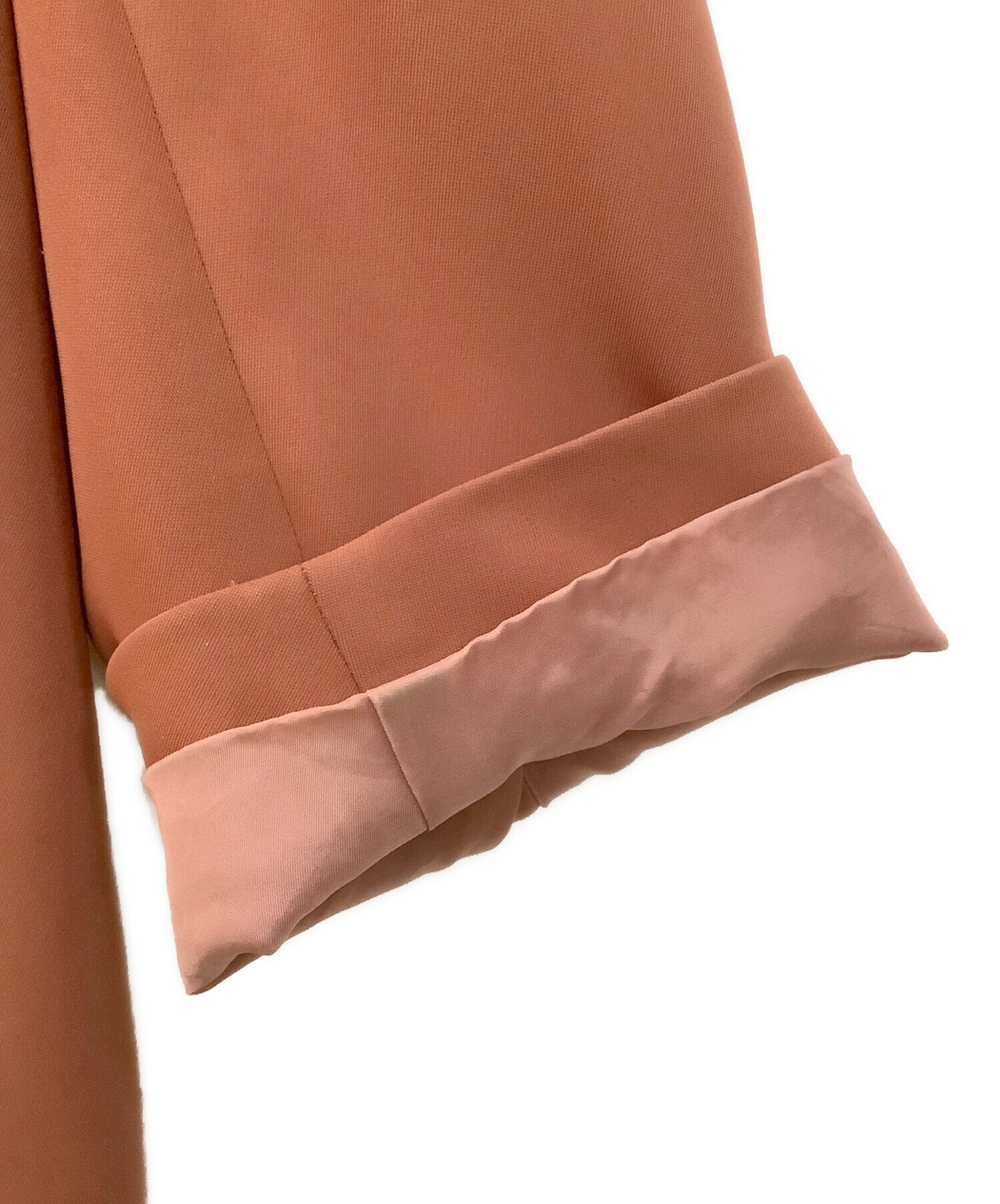 中古・古着通販】CULLNI (クルニ) ベルテッドジャケット ブラウン  