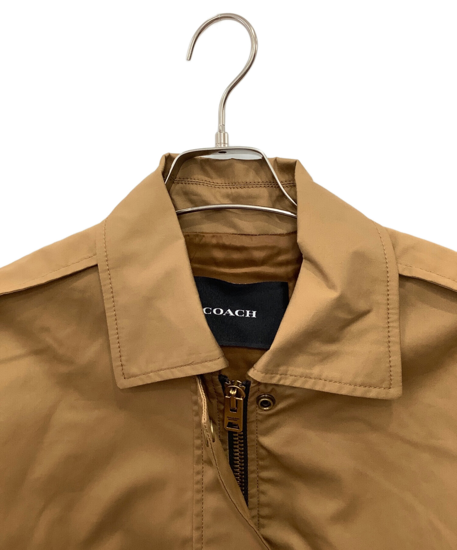 中古・古着通販】COACH (コーチ) スナップフロントハリントンボンバー 