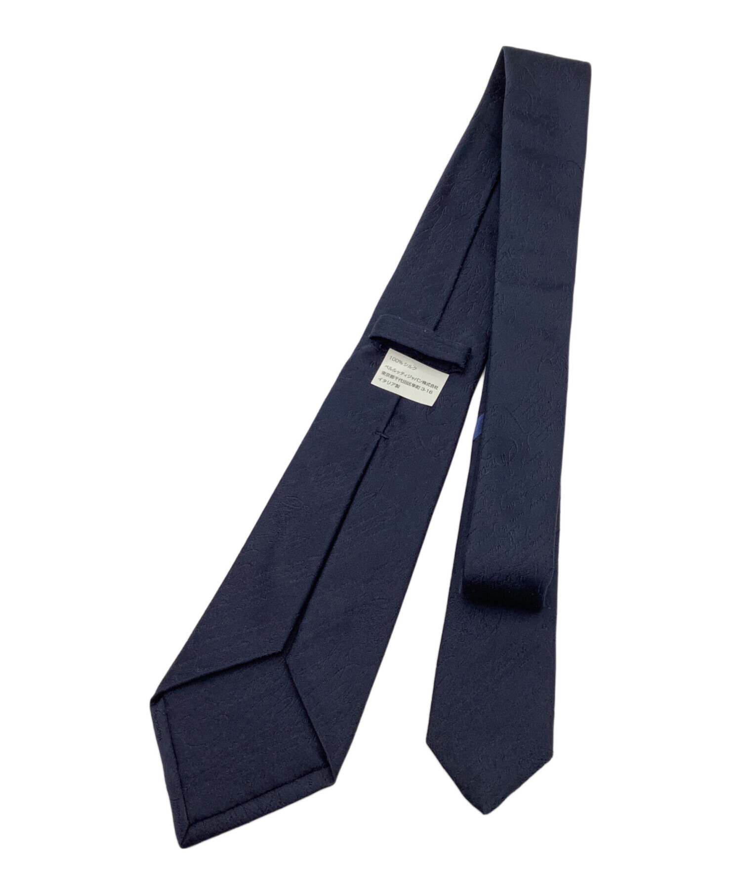 中古・古着通販】Berluti (ベルルッティ) ネクタイ ネイビー サイズ 